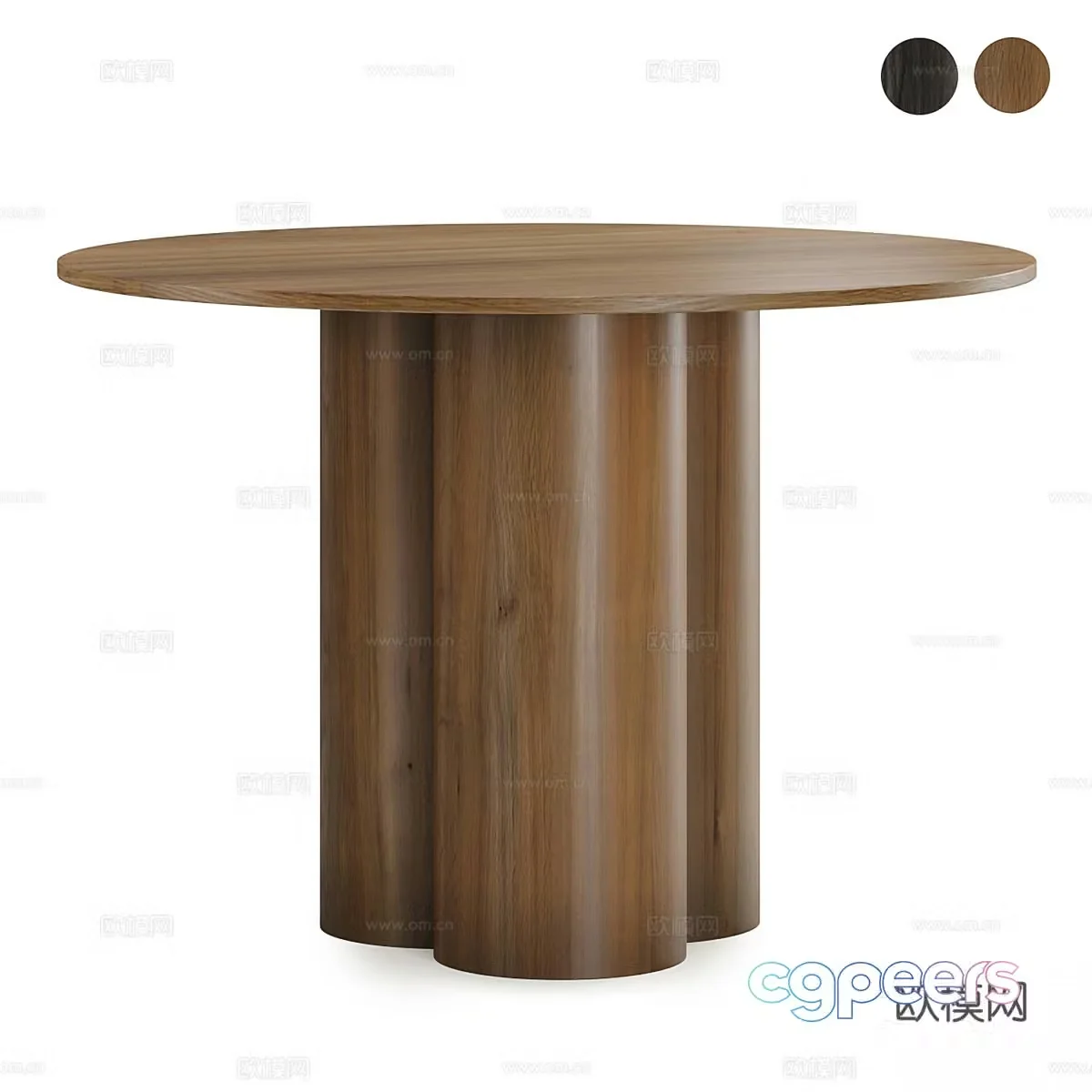 New Chinese round dining table 3D model