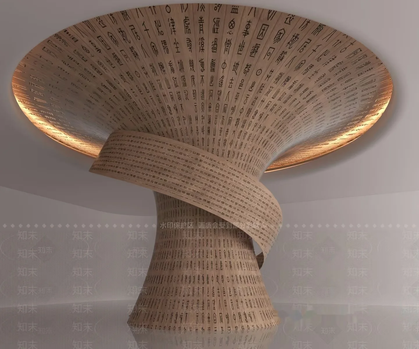 A Unique Light Fixture With A Distinctive Design 3D Model – 16604 – VRAY Render