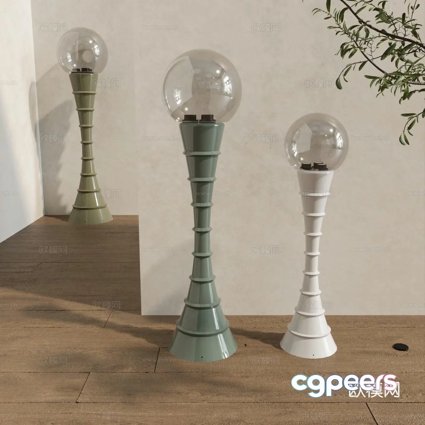 Modern minimalist floor lamp Floor lamp Decorative lamp 3d model