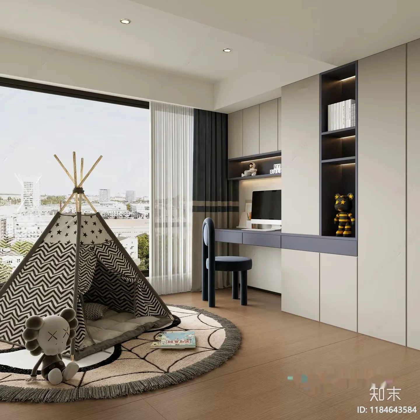 Cozy Kids’ Room 3D Model – 16876 – CORONA Render