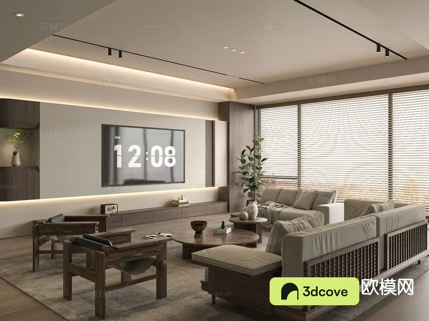 Wabi-sabi living room