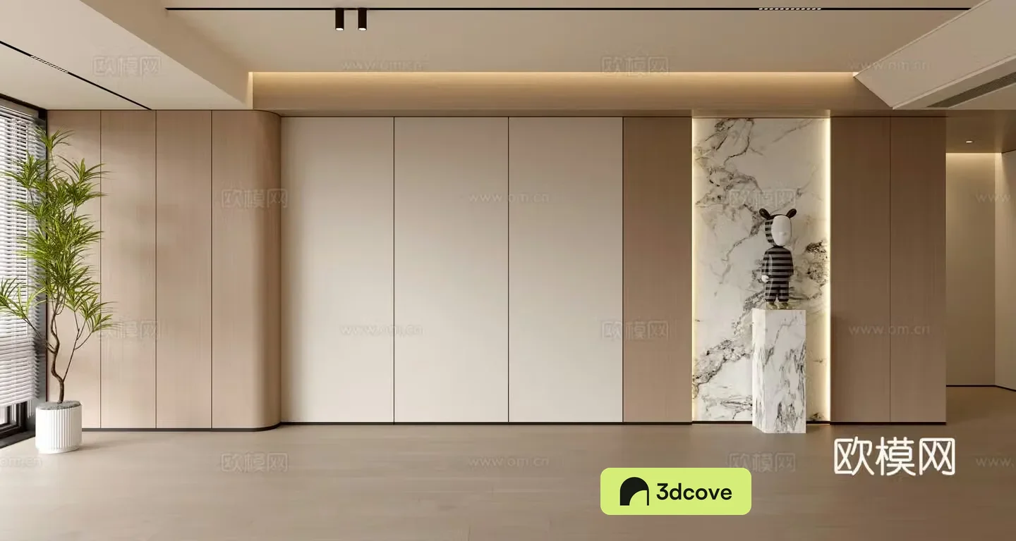 Living room sofa background wall modern simple living room light luxury background wall balcony cabinet sofa background wall