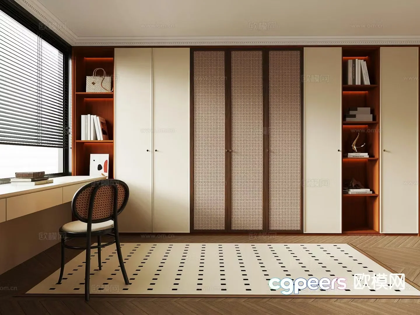 Medieval style cloakroom 3D model