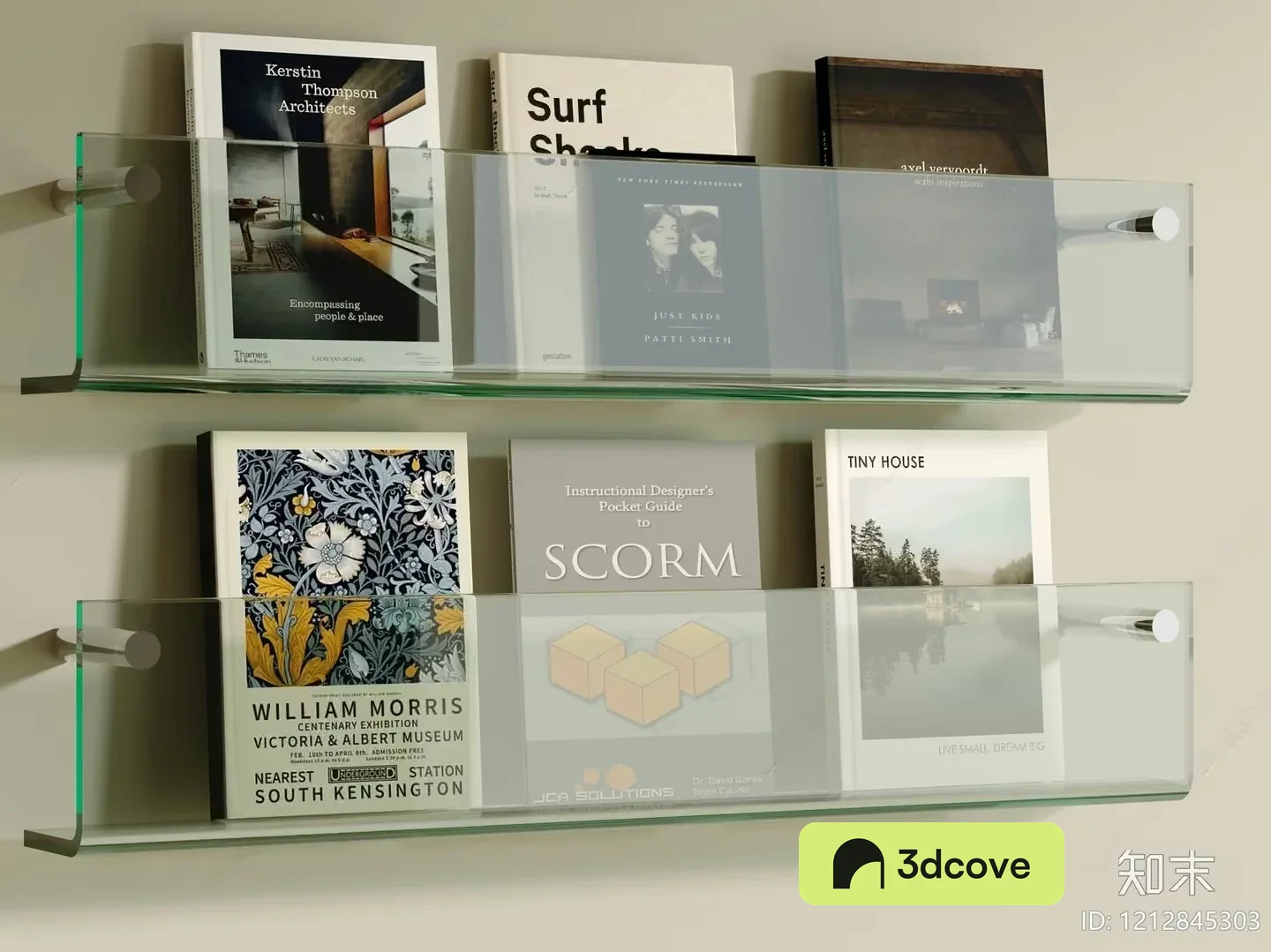 Glass Bookshelves