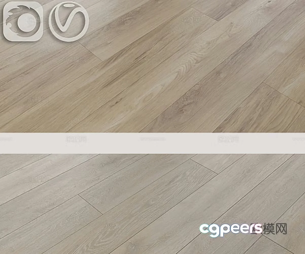 light color floor wooden floor 3d model