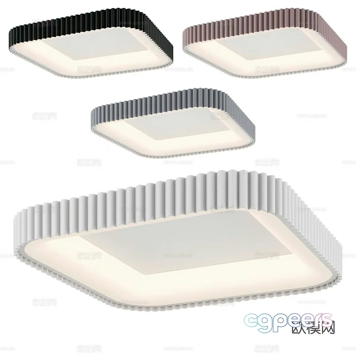 Simple ceiling lamp living room lamp 3d model