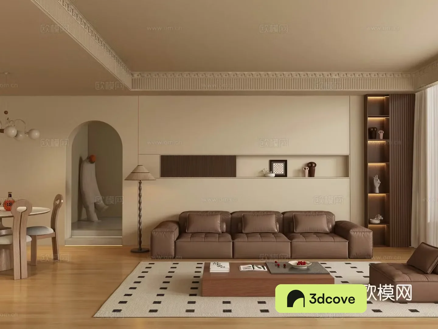 Medieval style living room