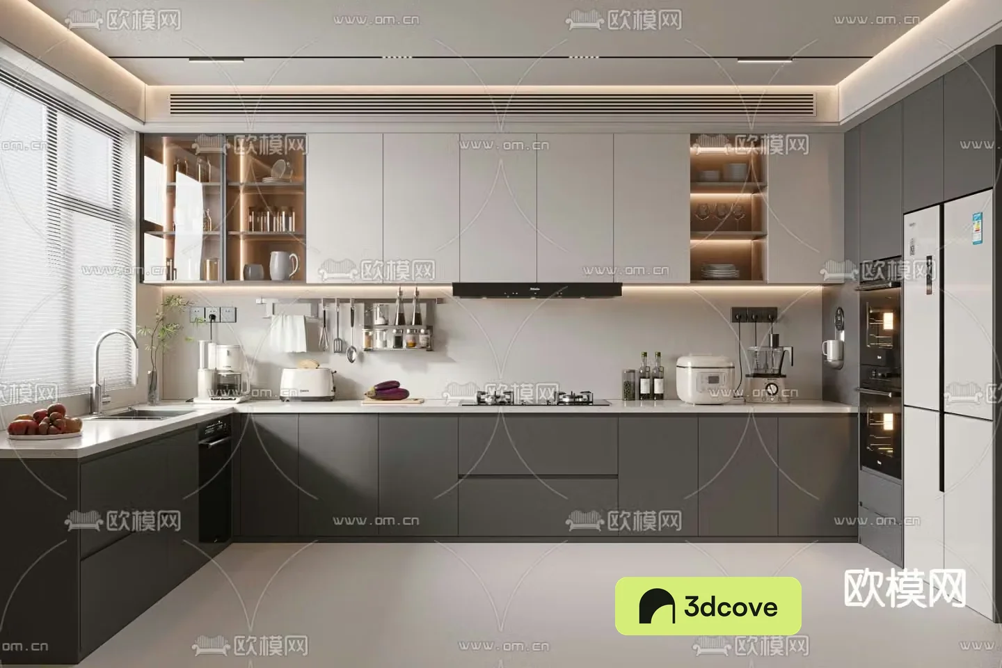 Premium gray kitchen