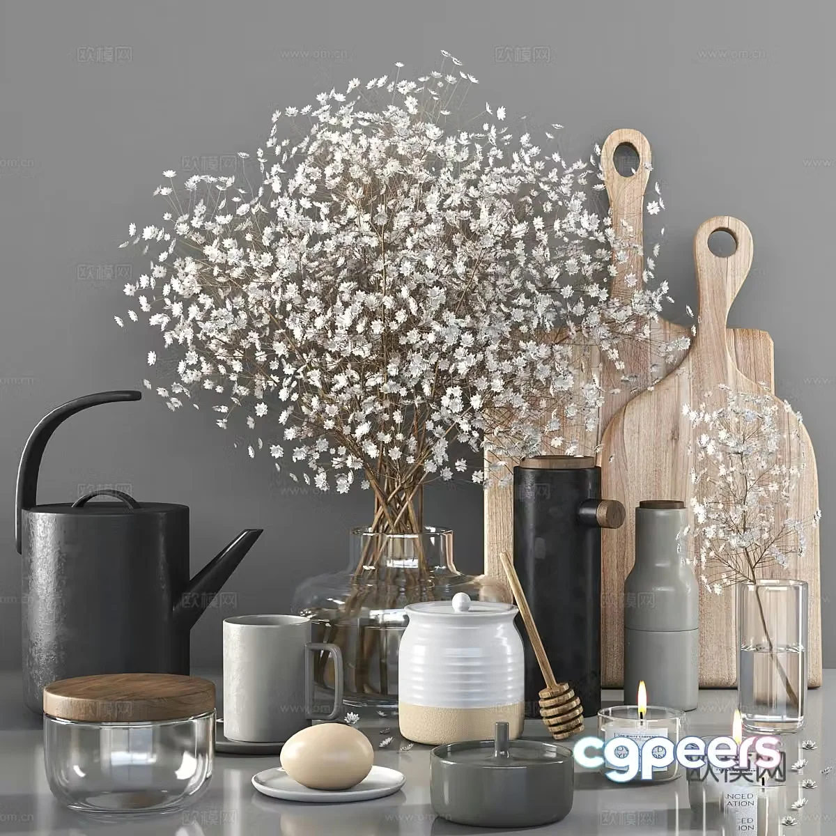 Kitchenware tableware 3d model