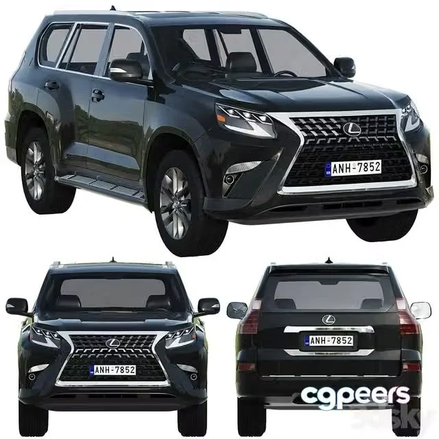 3ds Max Free – Lexus GX460 2021