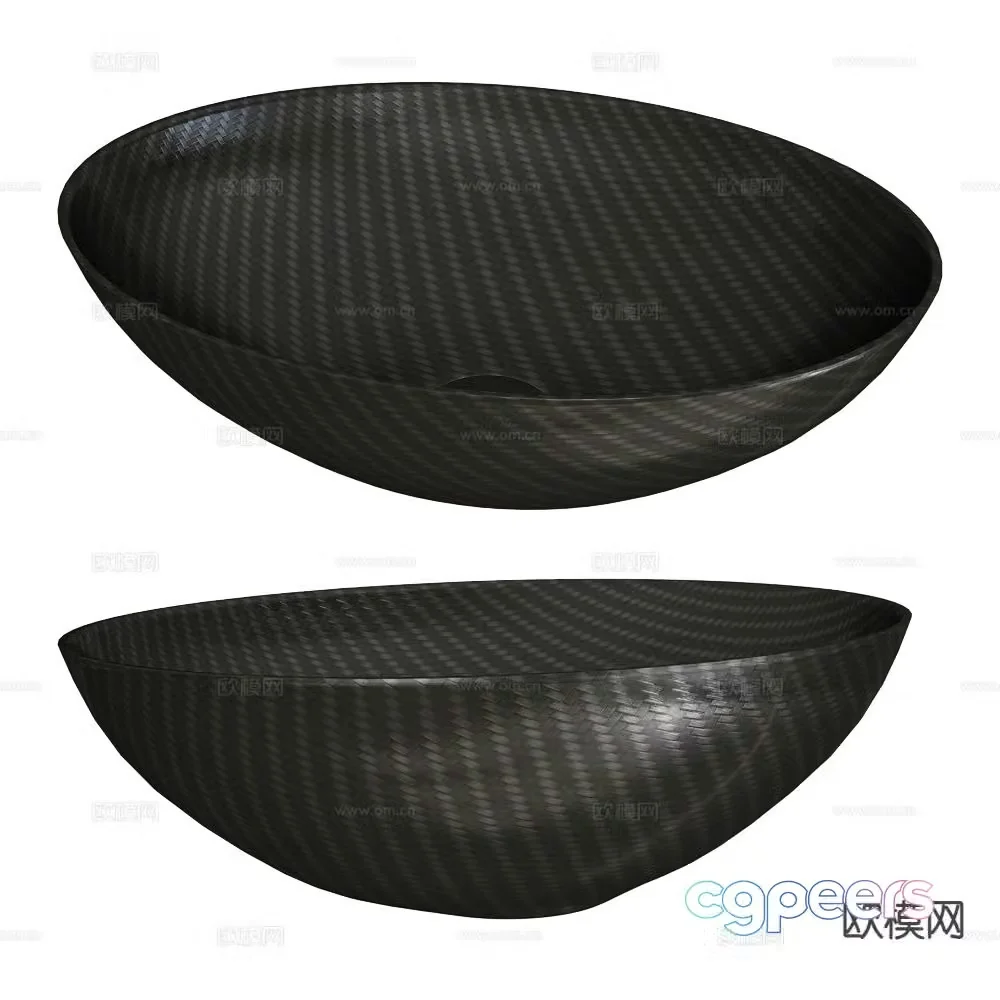 ABBER wash basin counter basin counter basin 3d model