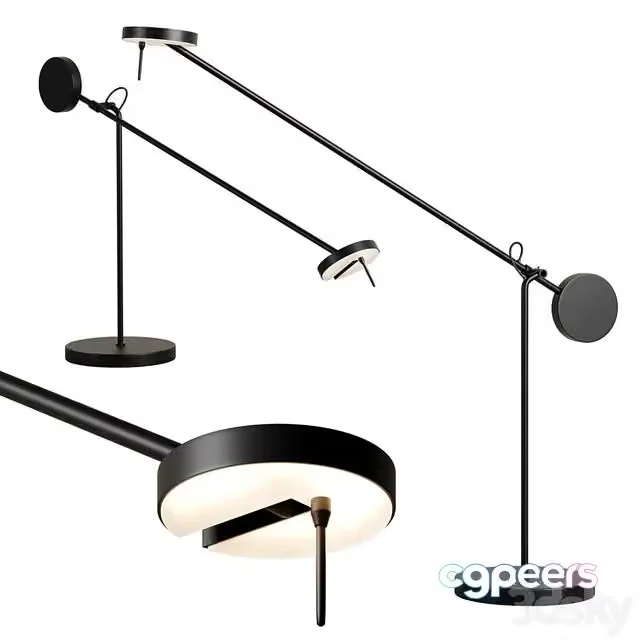 3ds Max Free – Table lamp Lampatron Talk TAB