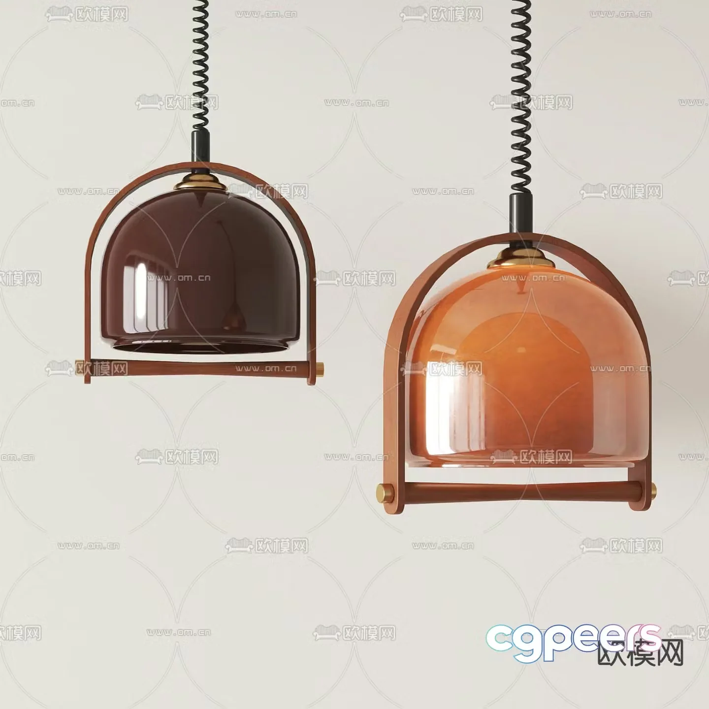 Medieval style chandelier glass chandelier 3d model