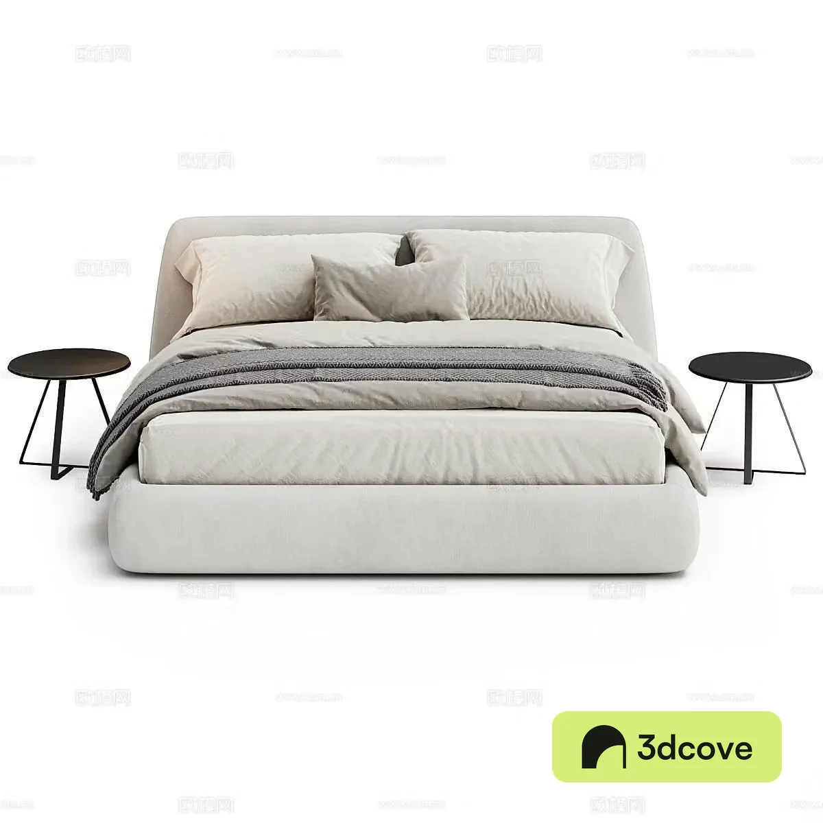 Boca Room modern double bed