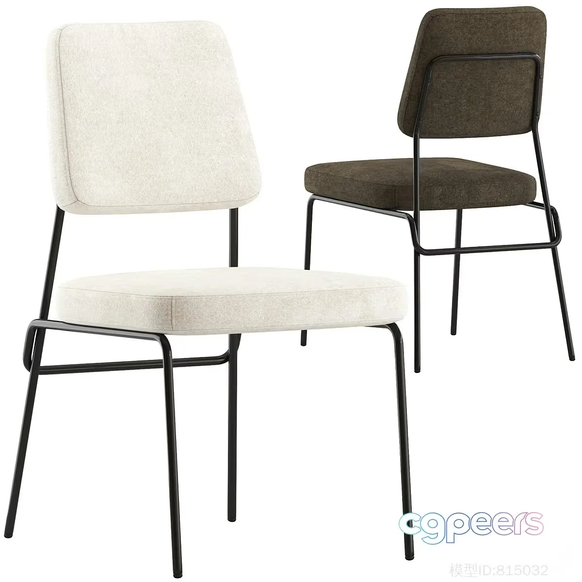 Two Chairs 3D Model – 23602 – VRAY Render