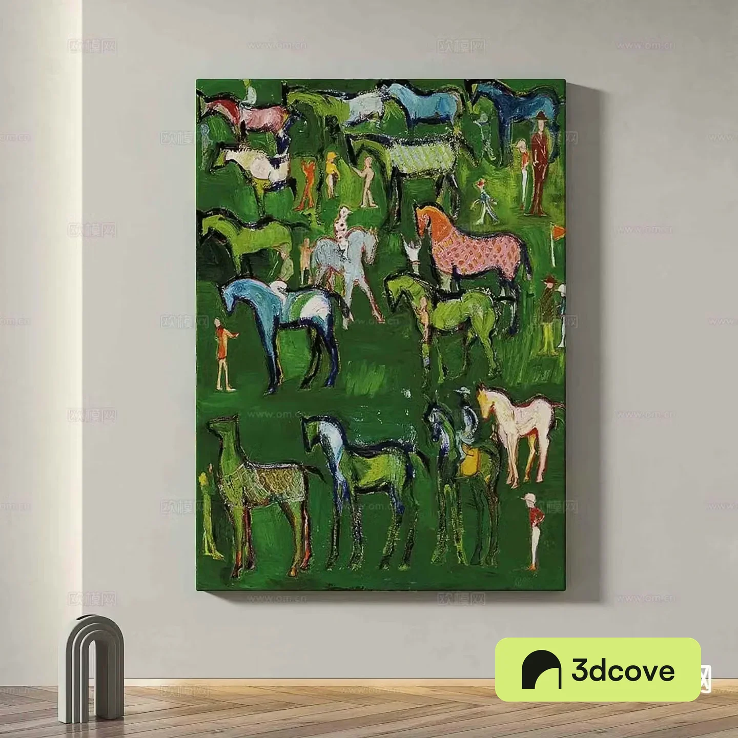Modern art painting decorative painting