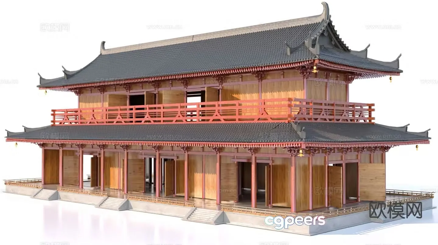 3D model of Chinese ancient architecture