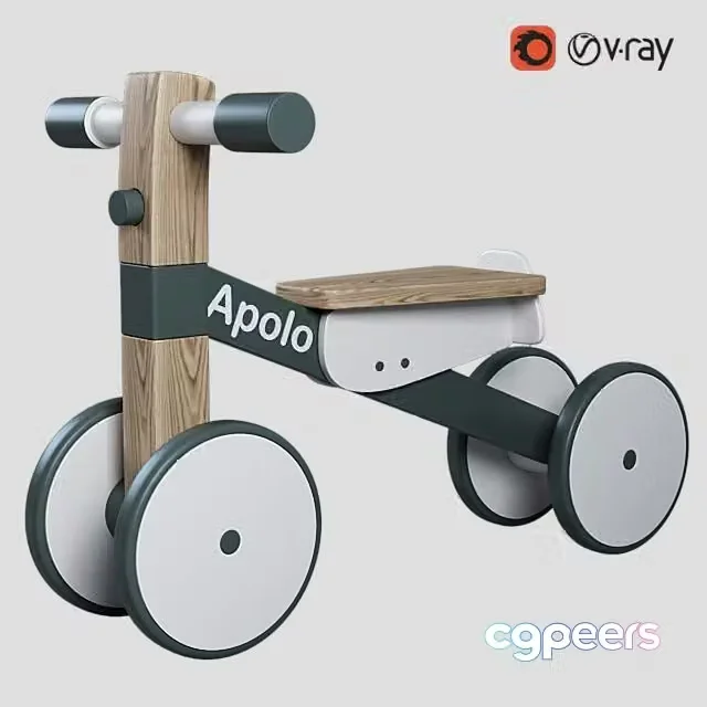 3ds Max Free – car toy (children’s bicycle)