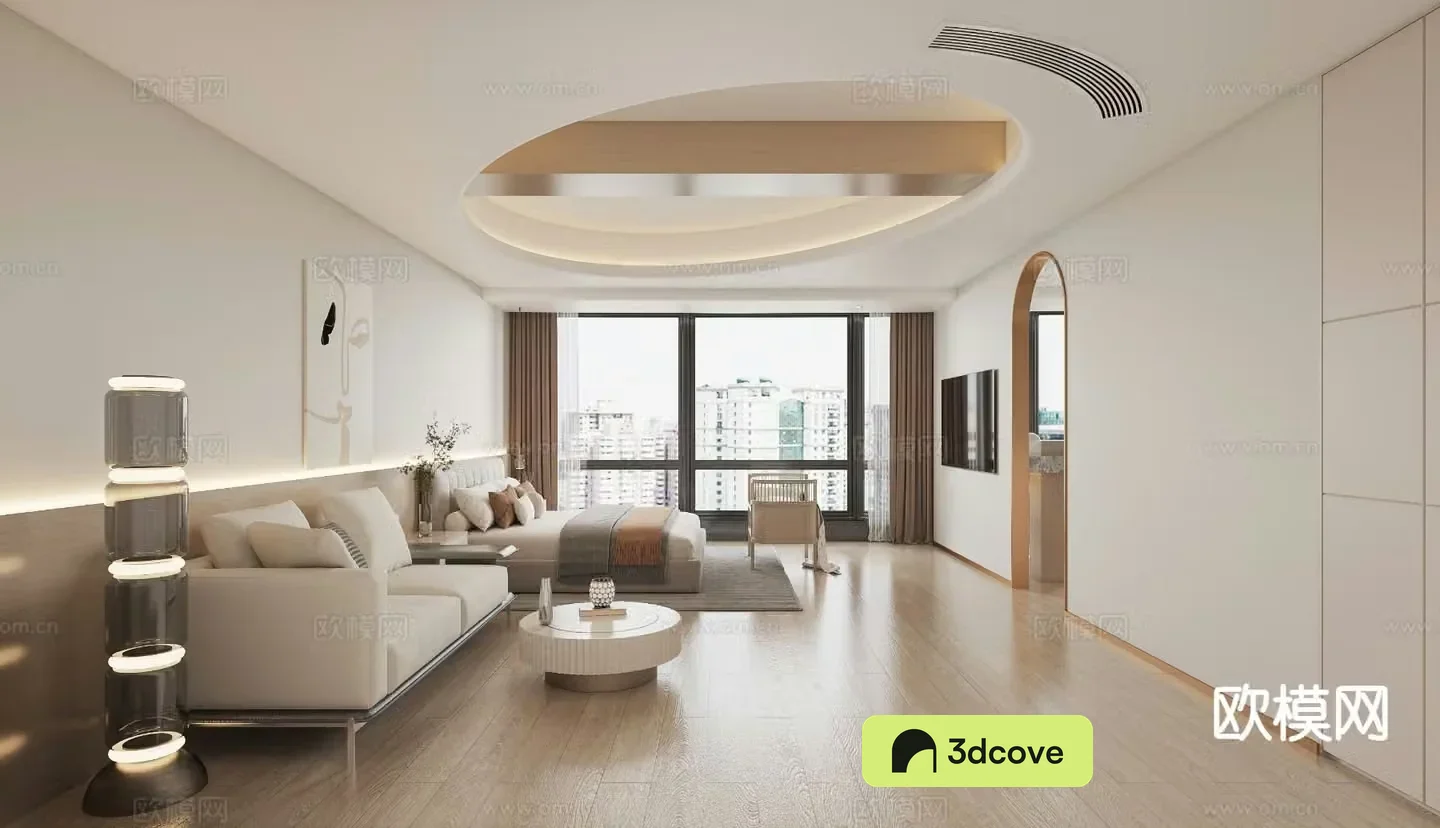 Modern apartment rental house