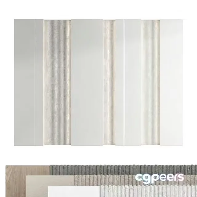 3ds Max Free – Decorative wall panel set 133