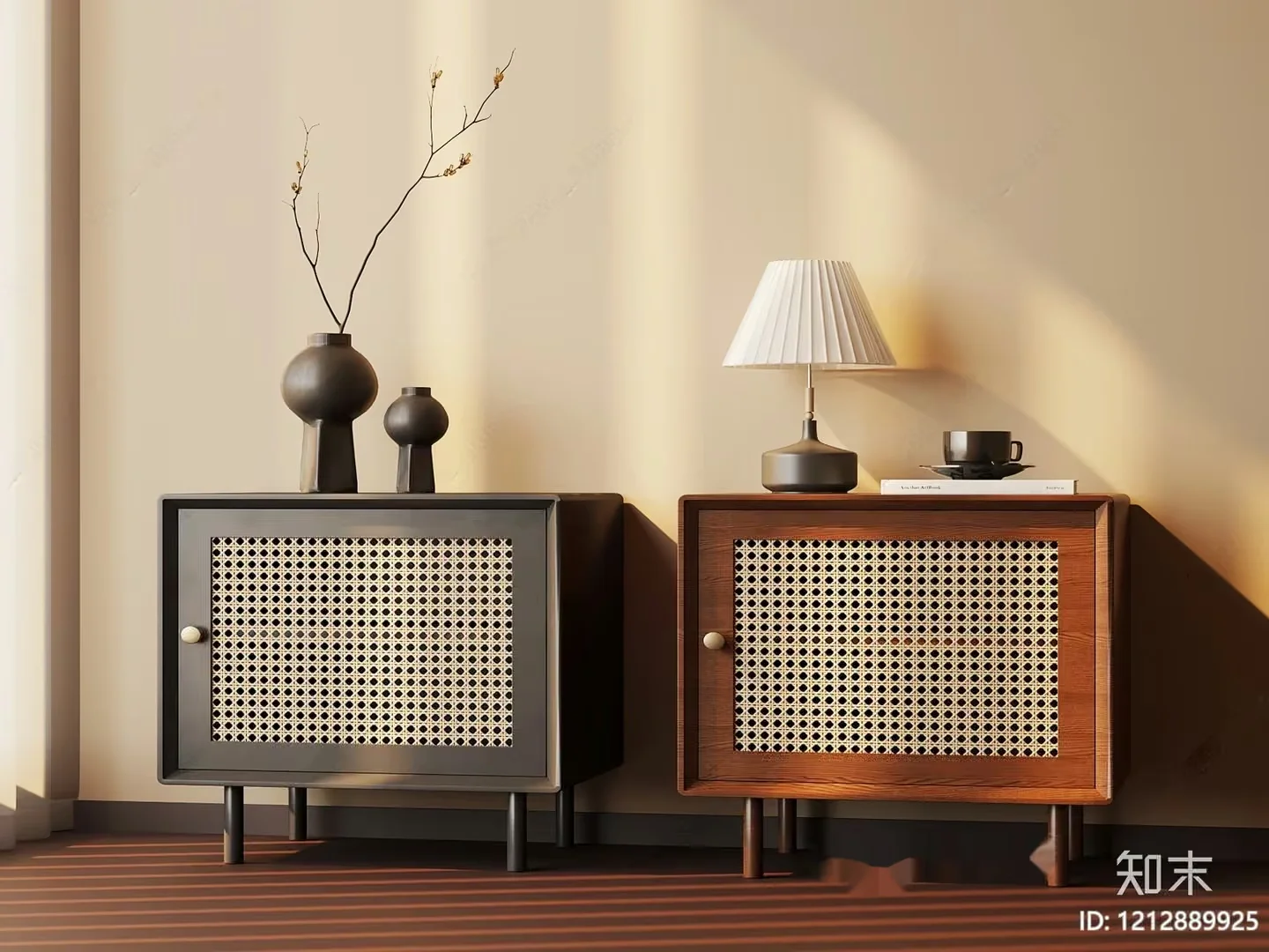 Mid-Century Modern Furniture 3D Model – 12548 – VRAY Render