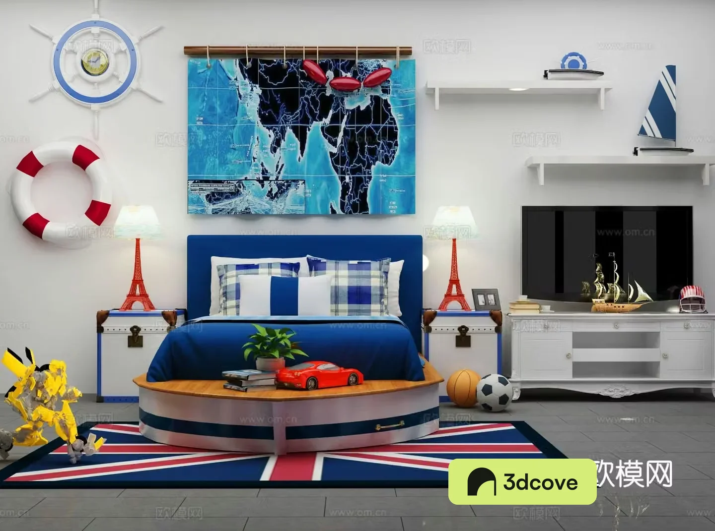 American children’s bed