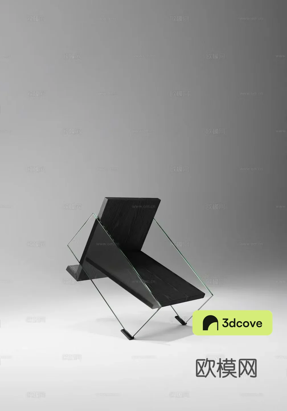 Modern minimalist leisure chair New Chinese simple dining chair Acrylic chair Wooden chair Modern extreme