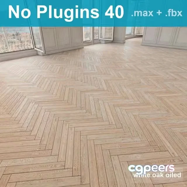 3ds Max Free – Parquet 40 (without the use of plug-ins)