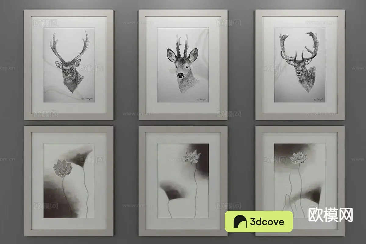 Nordic decorative painting art painting hanging painting