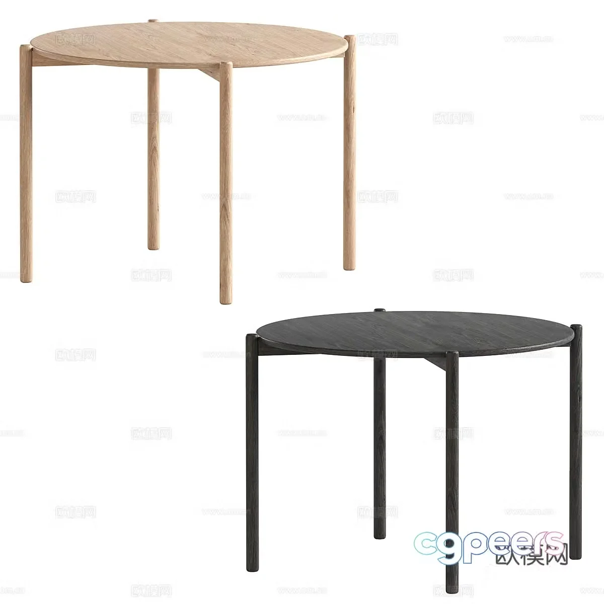 Nordic simple coffee table coffee table simple coffee table living room coffee table 3D model