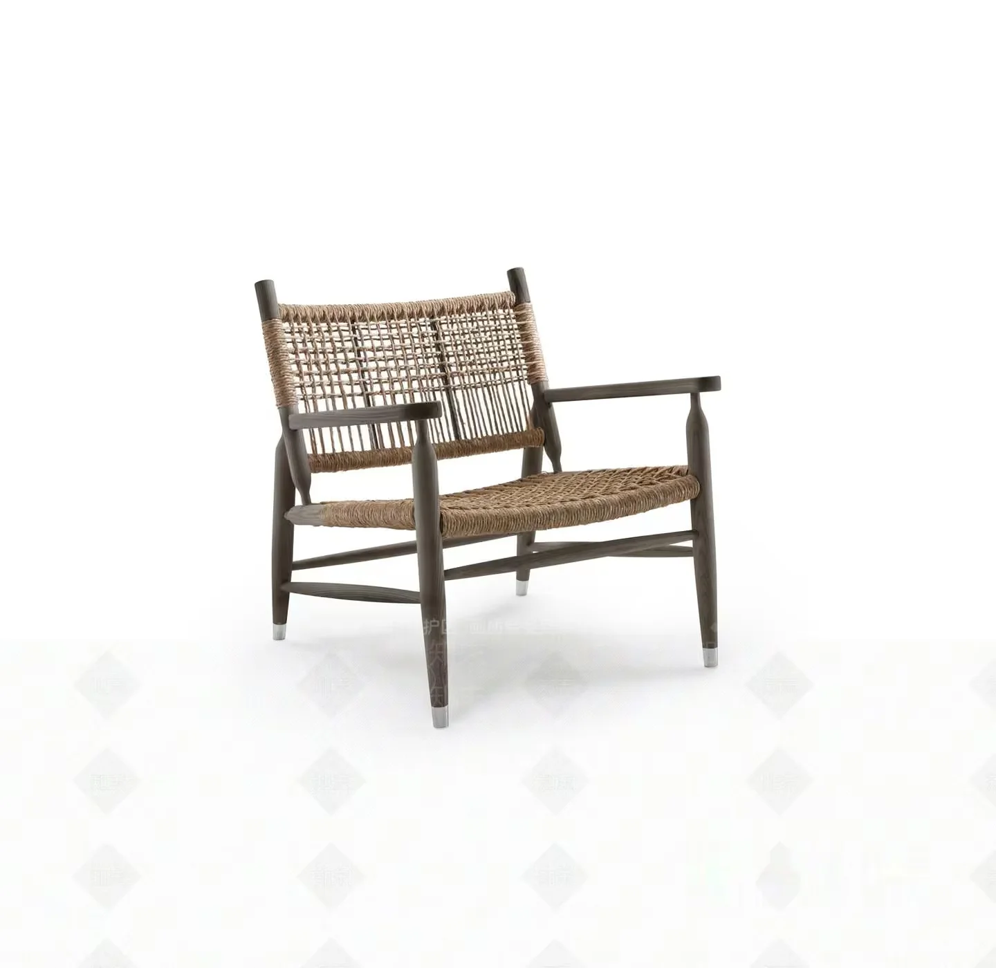 Wooden Woven Chair 3D Model – 7626 – VRAY Render