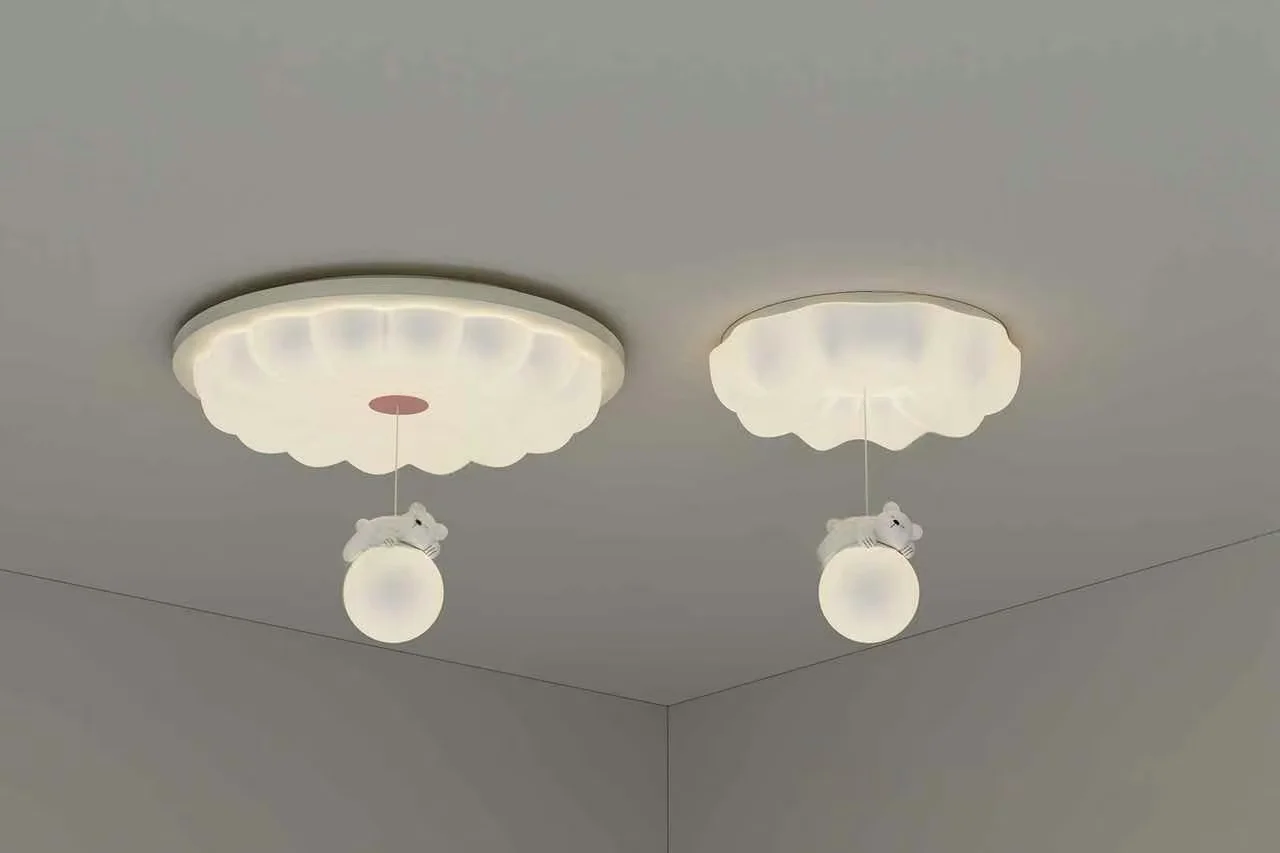 Two Cloud-Shaped Light Fixtures 3D Model – 1657 – VRAY Render