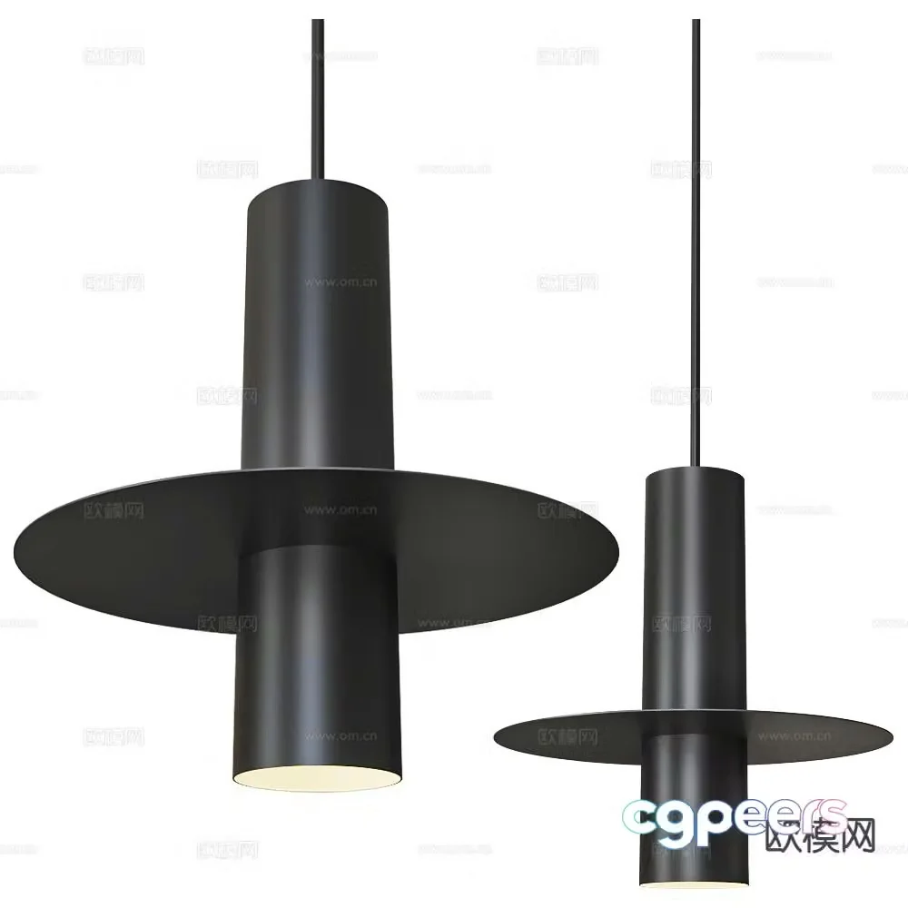 COVO modern small chandelier 3d model
