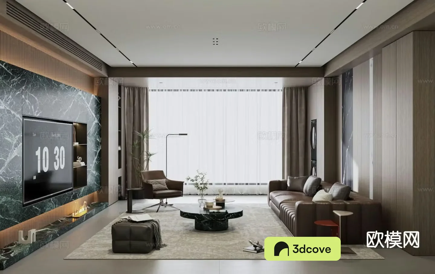 Italian style home living room