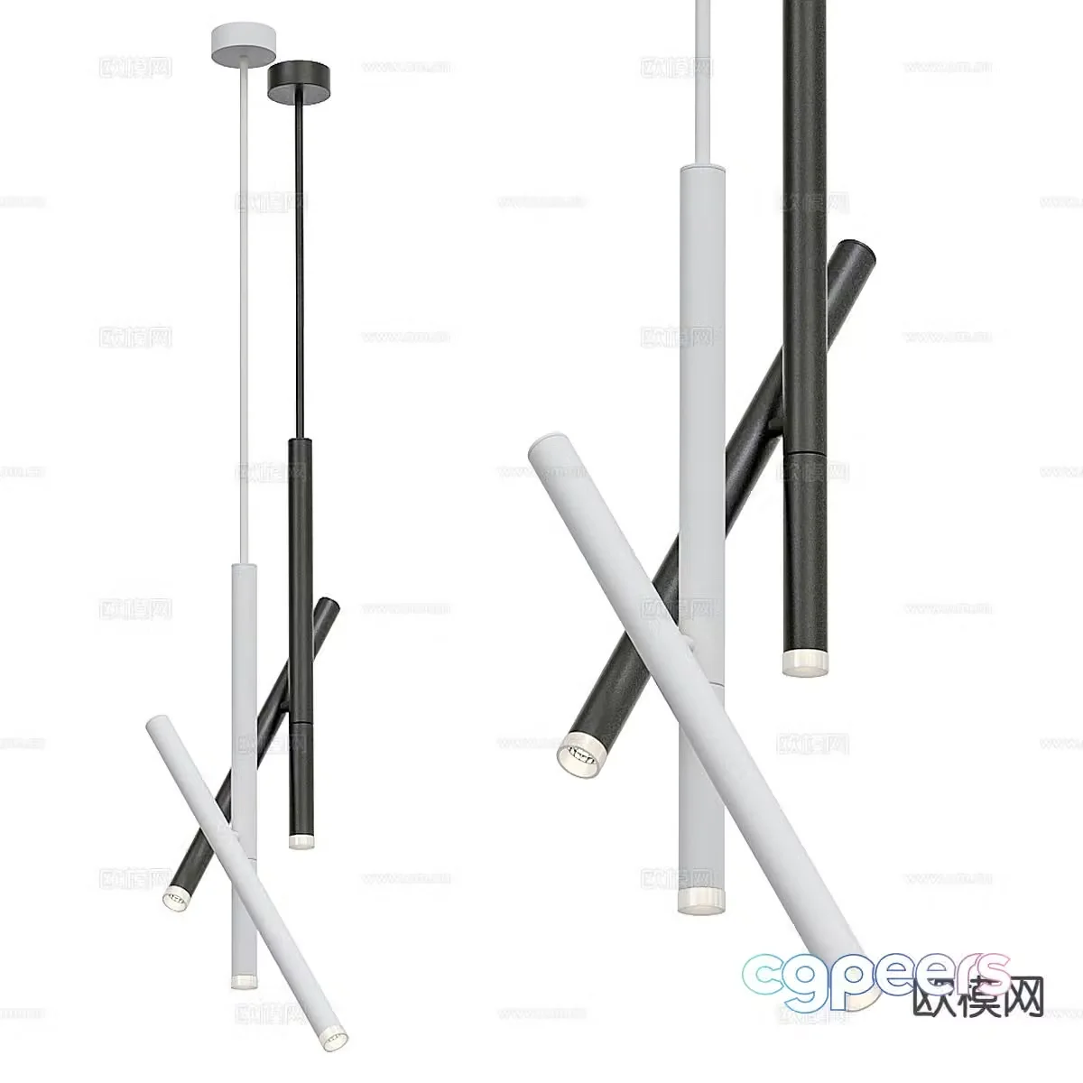Bracket chandelier 3d model