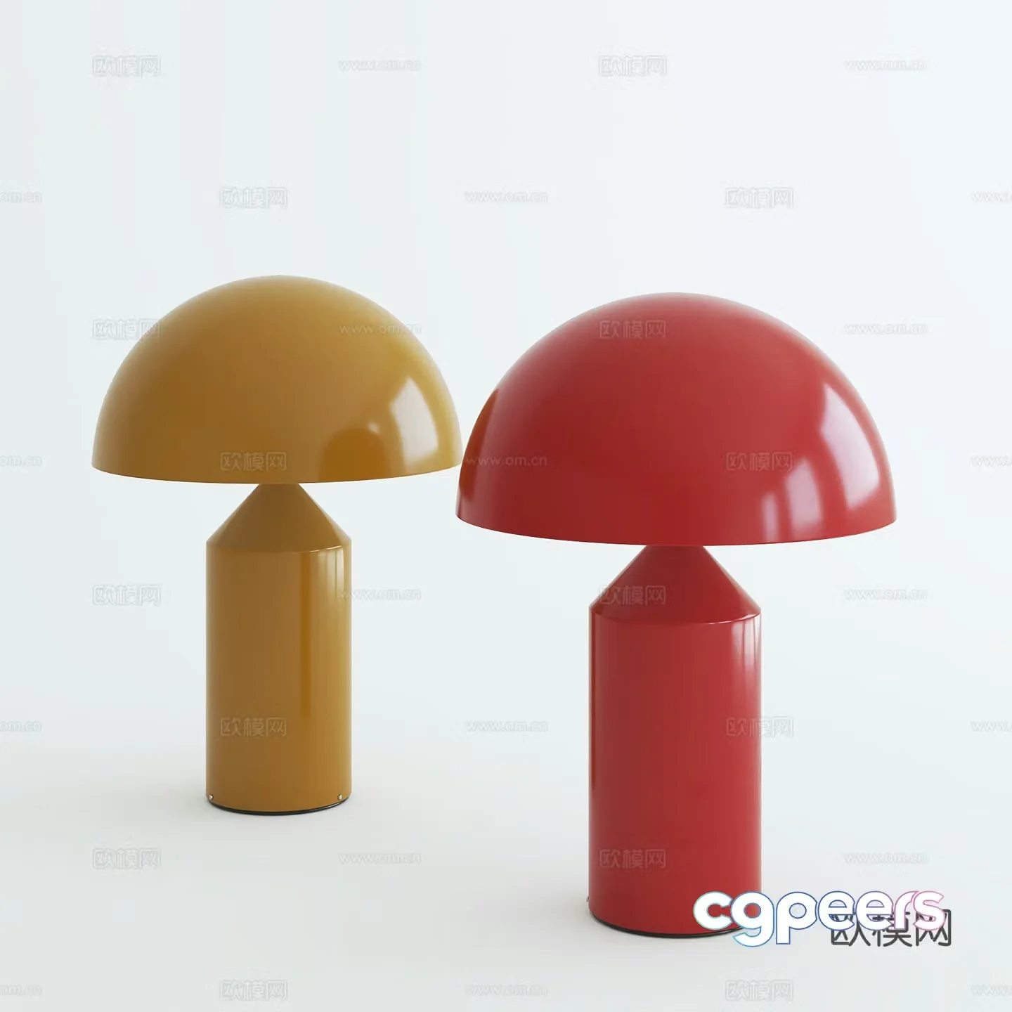 Modern minimalist desk lamp 3d model