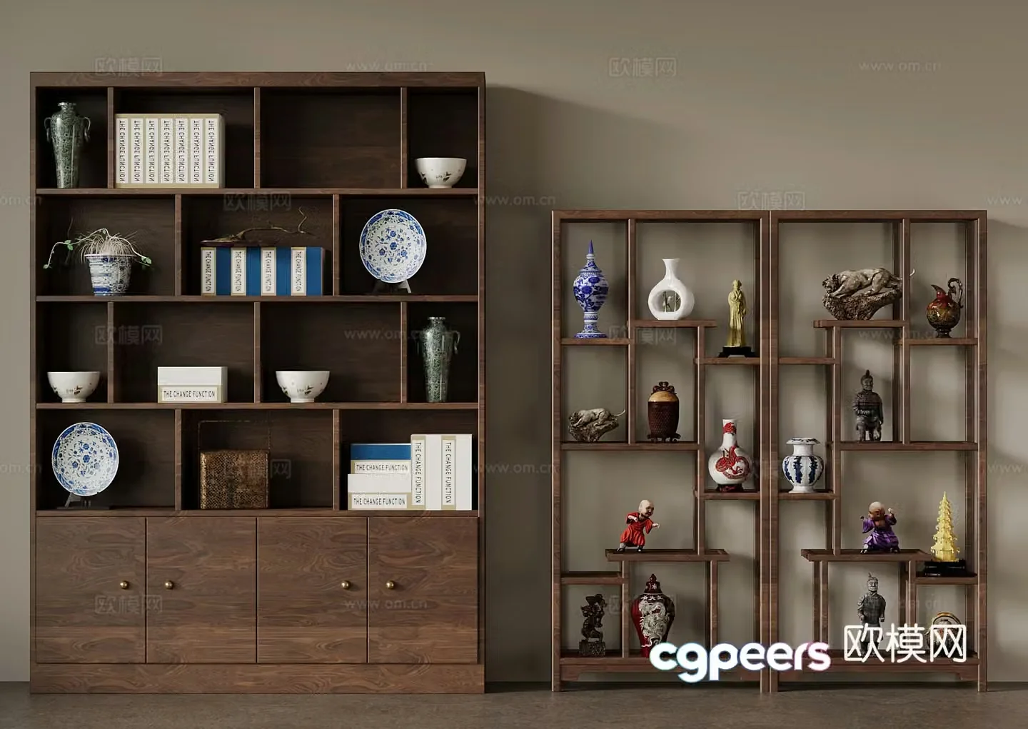 Tea cabinet new Chinese tea cabinet 3D model