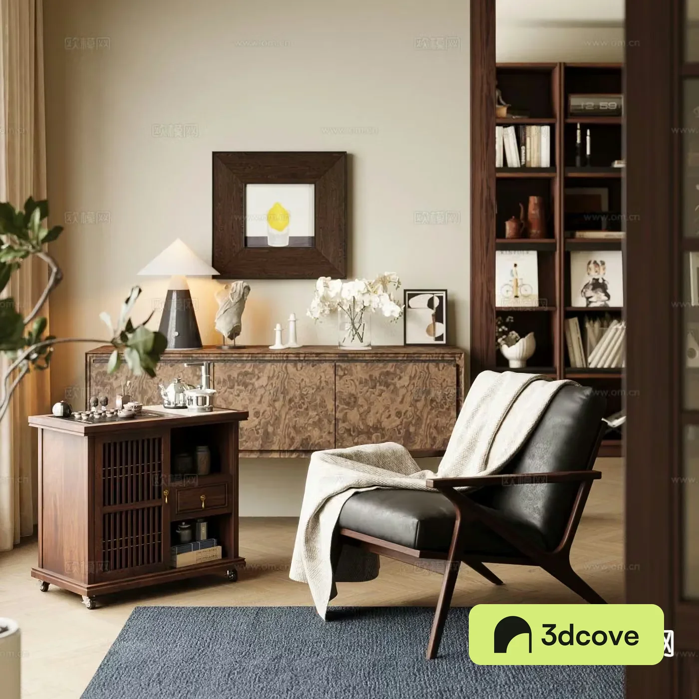 Medieval style chair leisure chair armchair