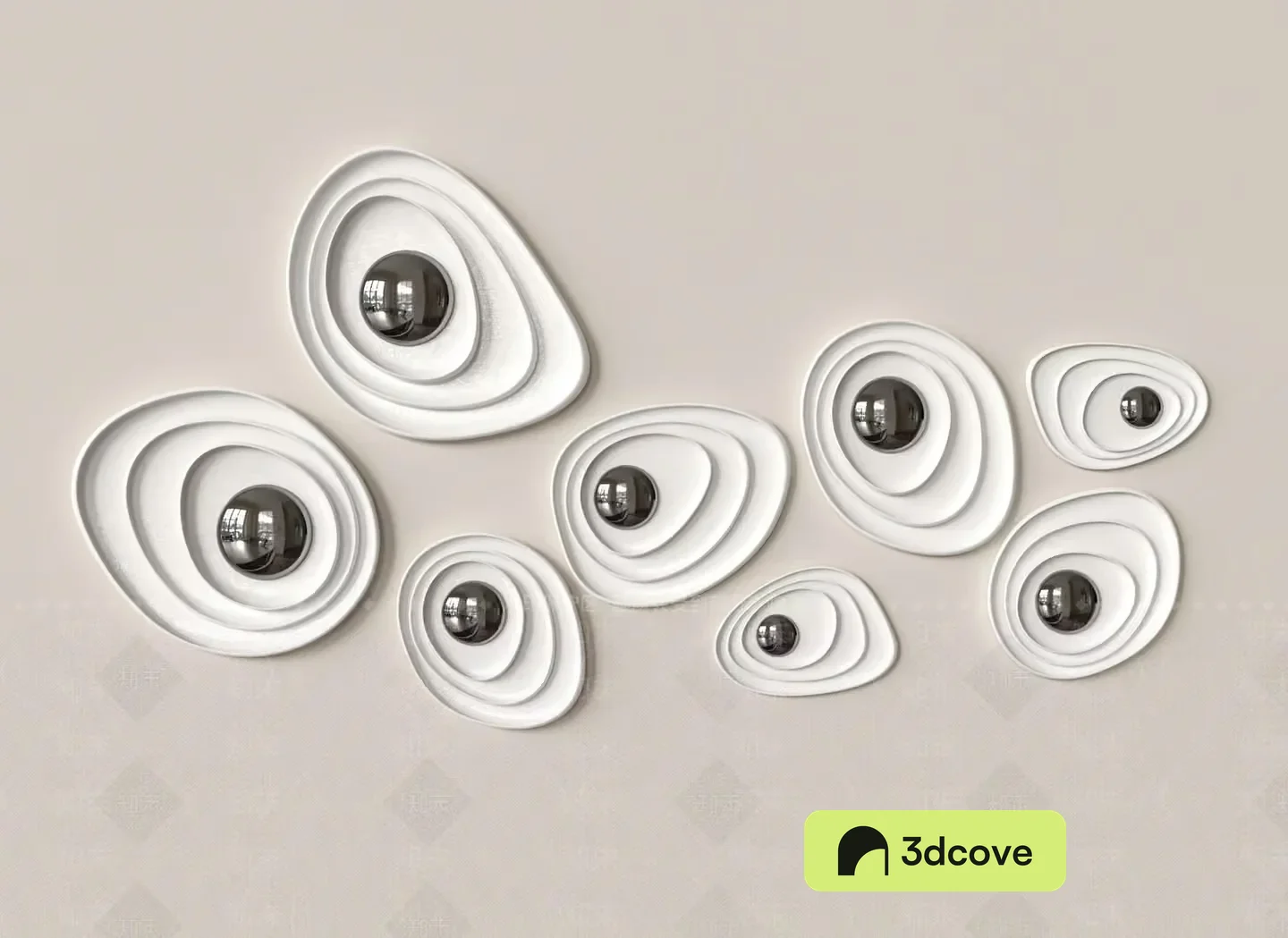 White Decorative Wall Art