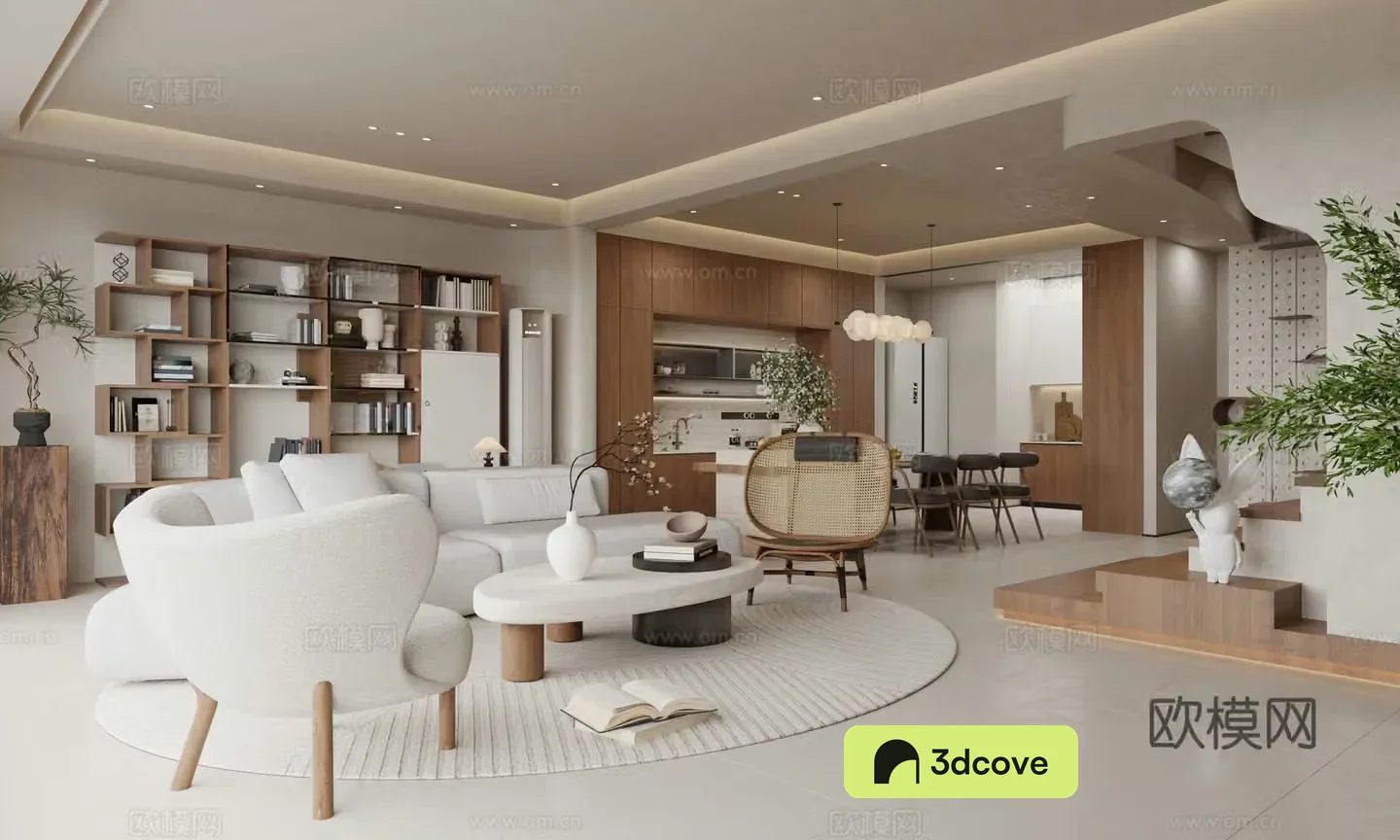 Wasabi Living and Restaurant 3D Model