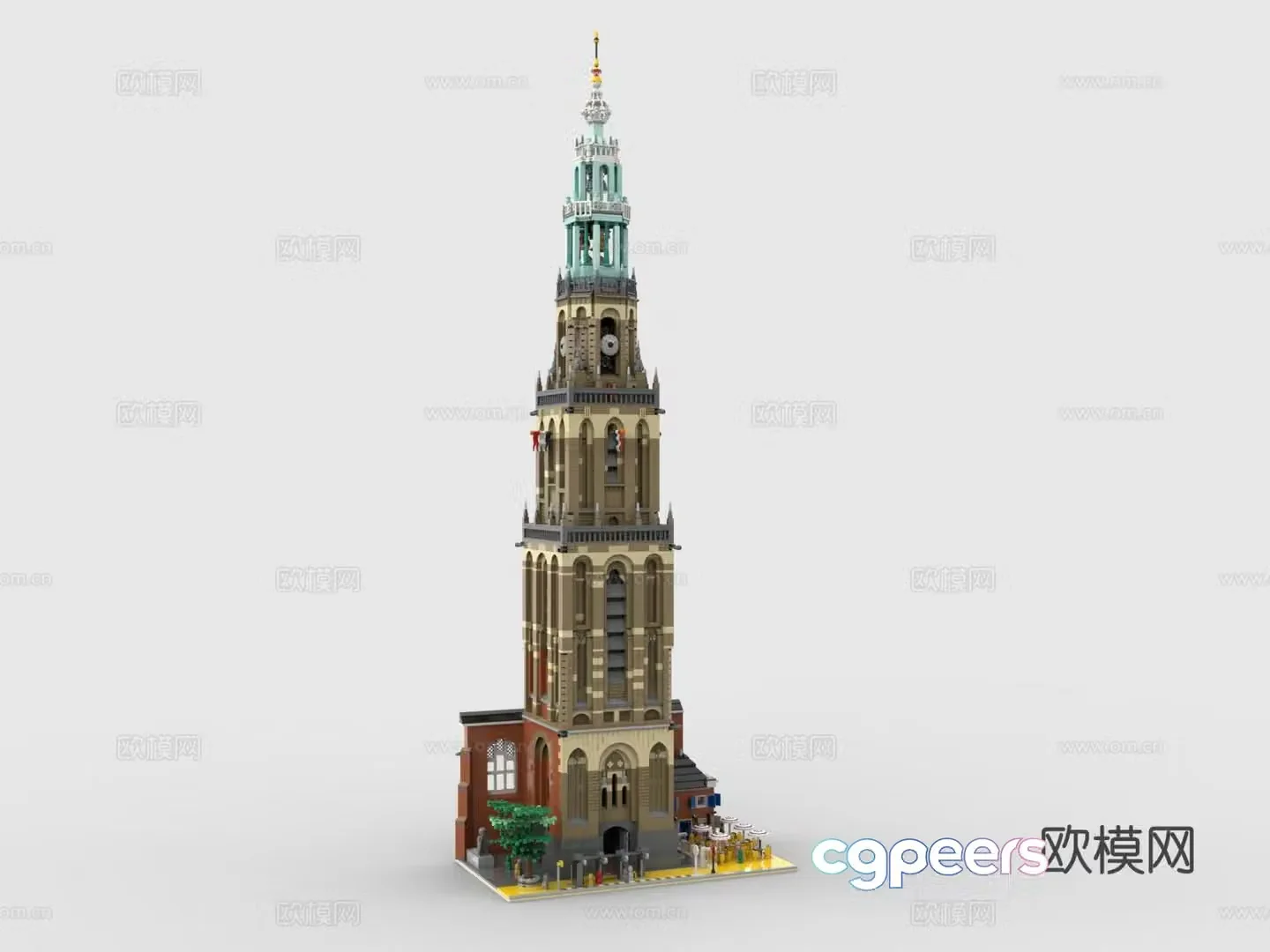 LEGO Martinita building blocks European construction toy 3D model