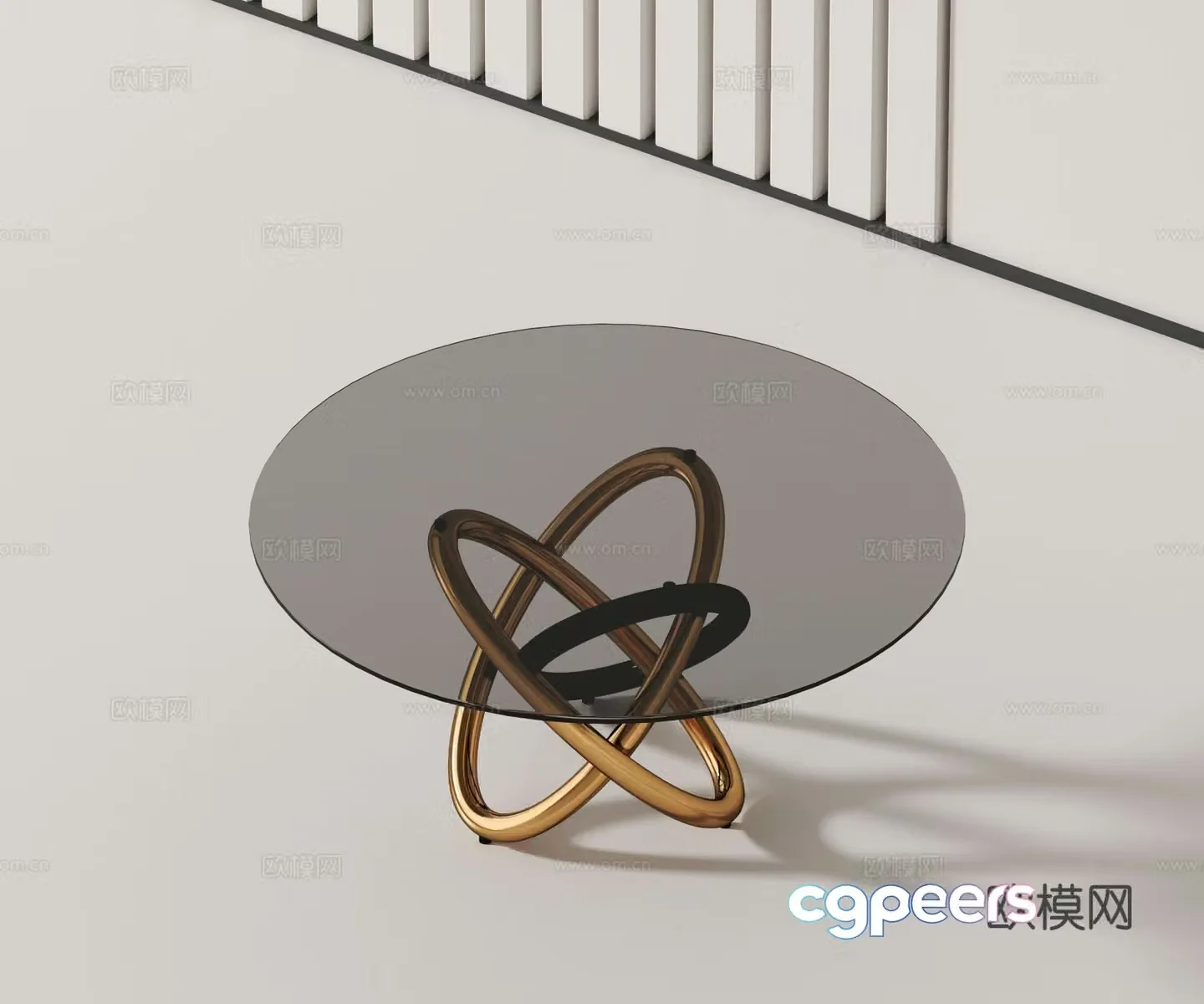 Modern coffee table 3d model