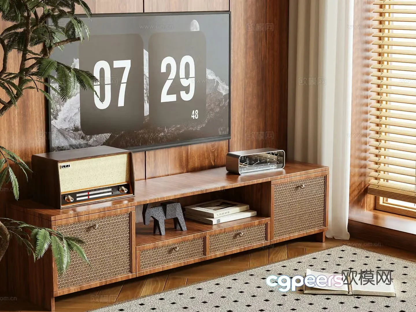 Wasabi TV Cabinet 3D Model