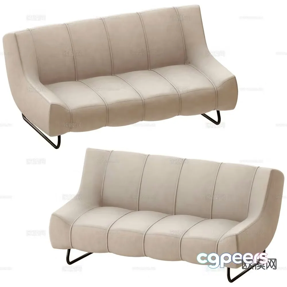 BoConcept love seat 3d model
