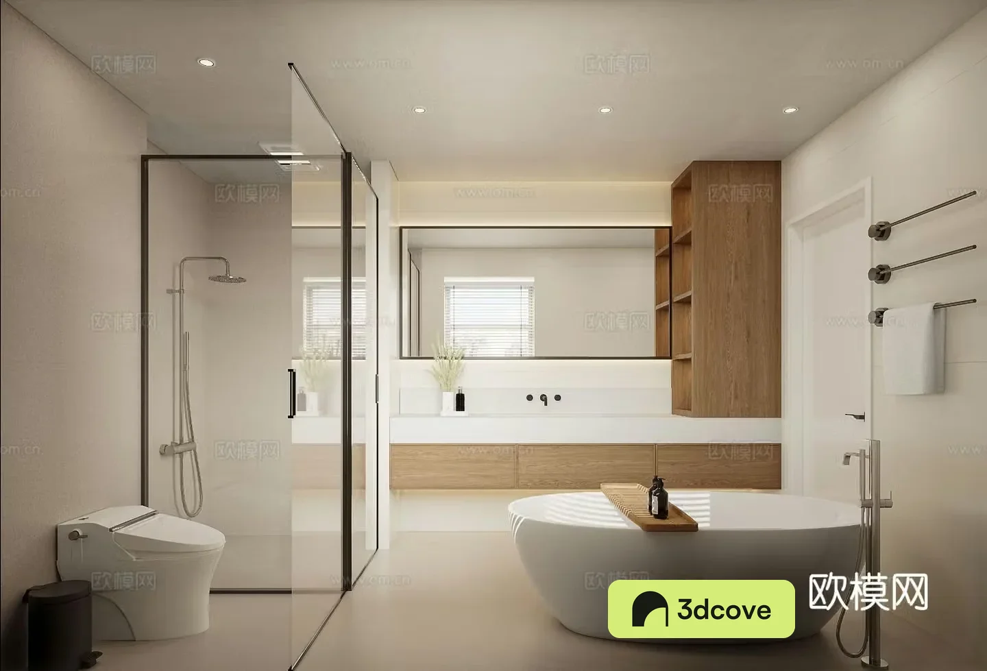 Cream style bathroom