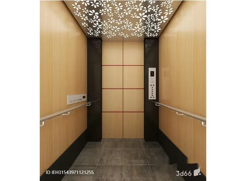 Elevator Interior 3D Model – 6080 – VRAY Render