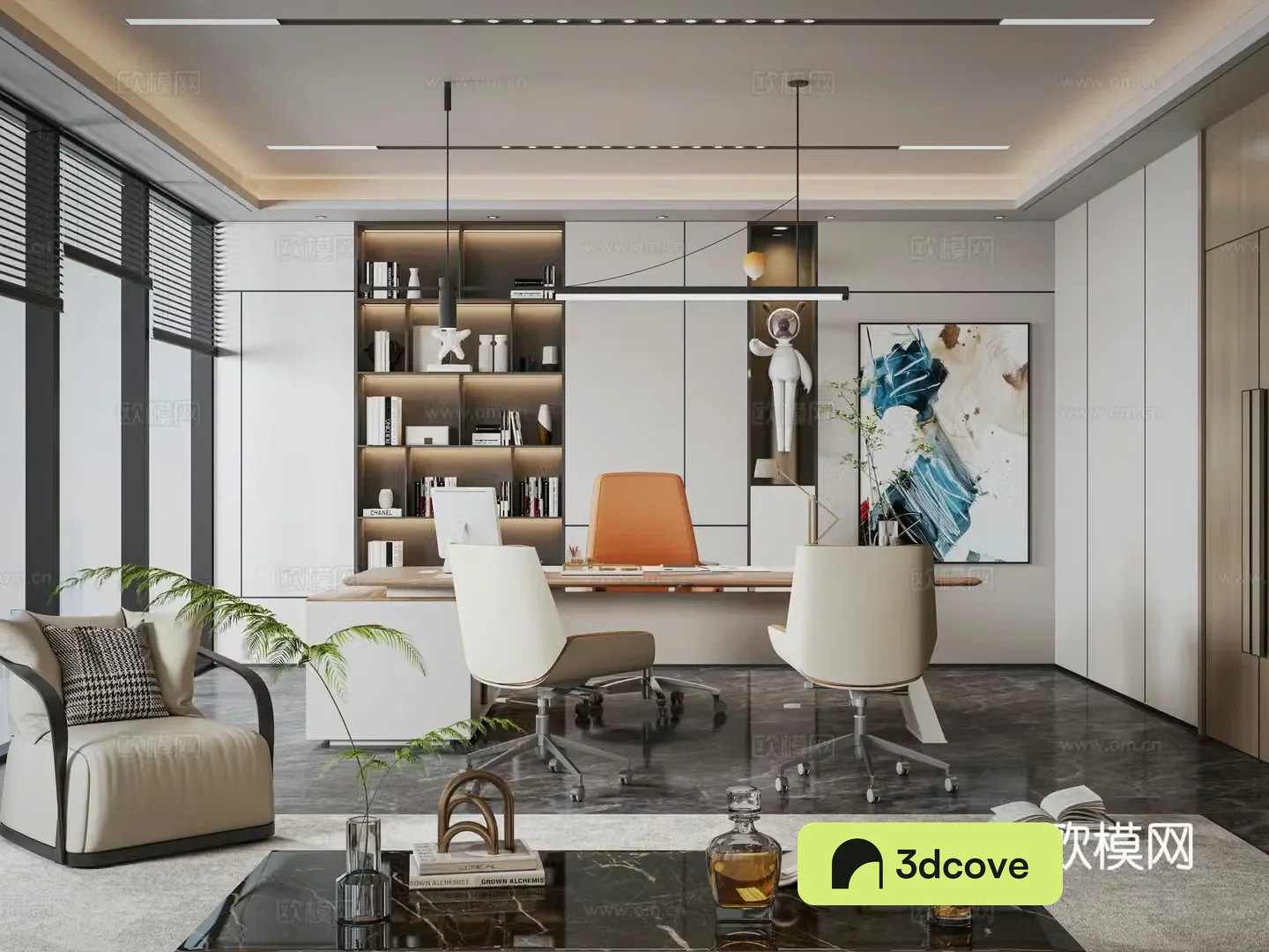 Modern manager office
