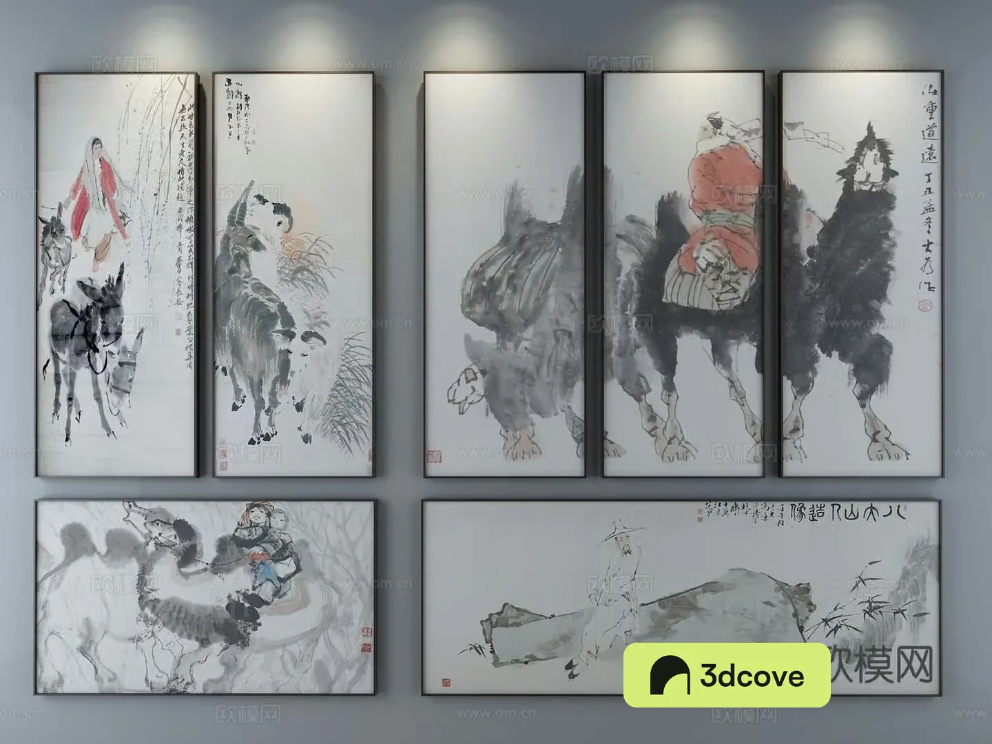 New Chinese style ink painting decorative painting