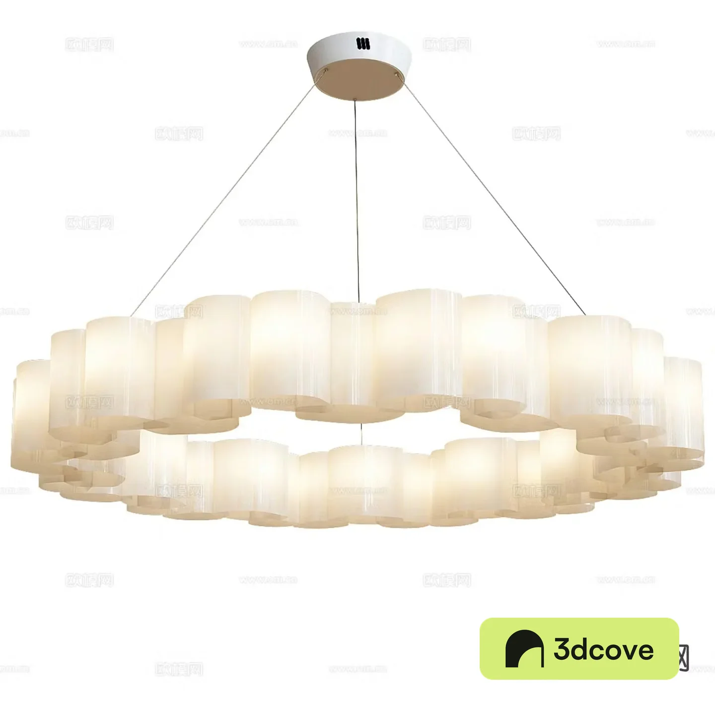 Cream style chandelier hall chandelier