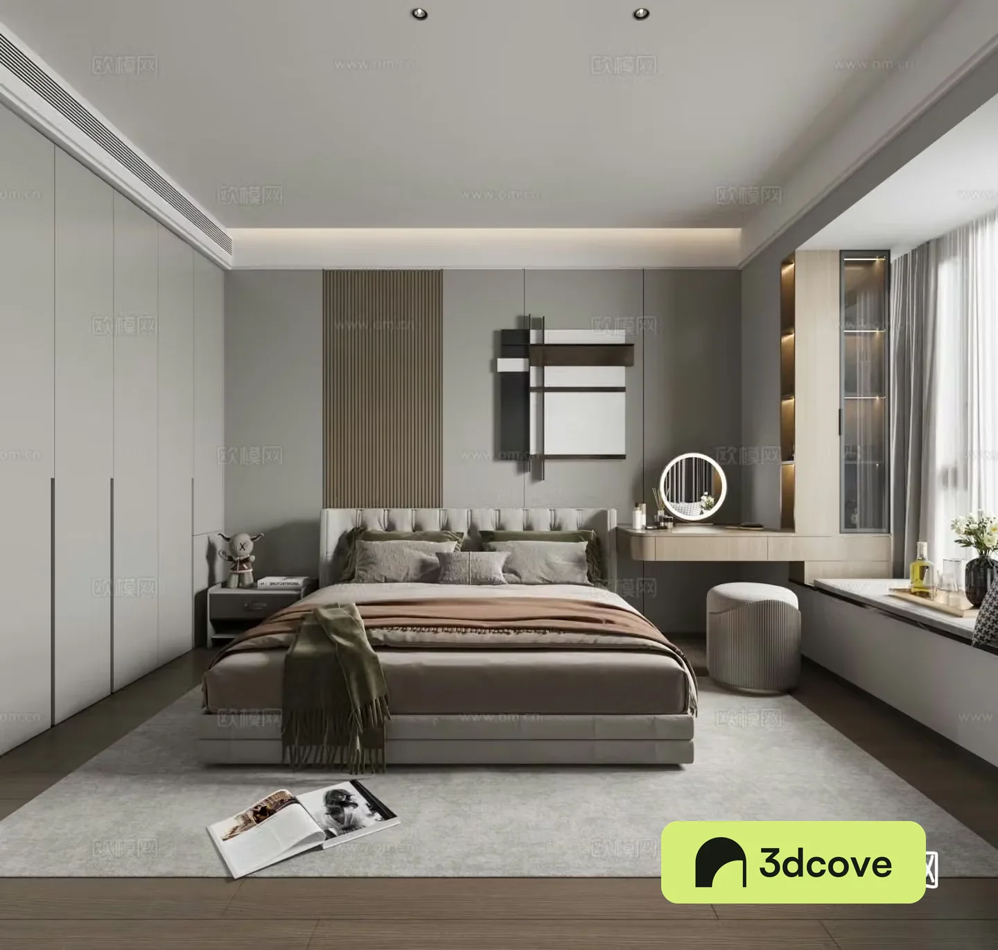 Modern bedroom second bedroom